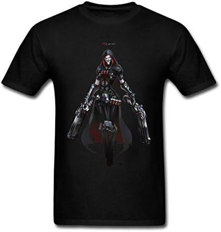HyGee Male Lol Purifier Or Overwatch Reaper Characteristic Black T-Shirt XX-Large
