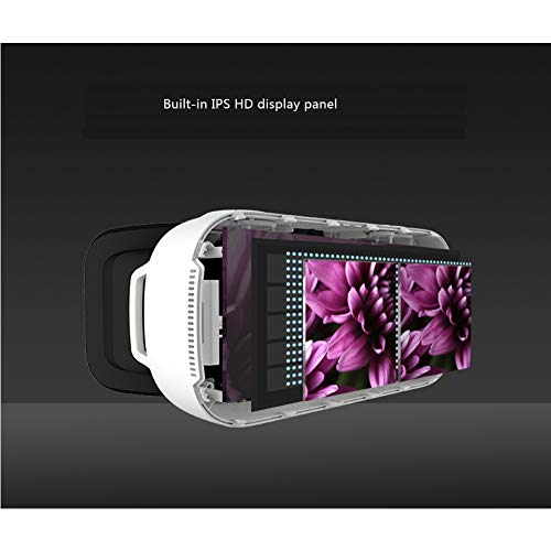 All-in-one VR Gaming Headset Glasses, Virtual Reality Headset VR Headset 3D VR Glasses for PC Game, Built-in Nibiru 2.10.002 Operating System, 1080P HD Resolution, 12.8G Storage, Aspherical Lens