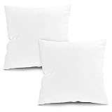 Fixwal Pillow Inserts 24 x 24 Inches Set of 2 Bed