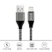 iPhone Charger, Xcords 6FT Lightning Cable Extra Long 8pin Nylon Braided Charging Cord for iPhone X/ 8 plus/ 8 /7 plus/ 7/ 6 plus /iPad and iPod(Carbon Black)