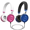 JuniorJams-Volume-Limiting-Headphones-for-Kids-3-Protect-Hearing--Foldable-Adjustable-Bluetooth-Wireless-Headphones-for-Tablets-Smartphones-PCs-wMic--by-Puro-Sound-Labs-Blue Puro Sound Labs JuniorJams Volume Limiting Headphones for Kids 3+ Protect Heearing- Foldable & Adjustable Bluetooth…