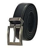 Faux Leather Belt with Nickel Buckle - Many Colors Available