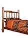 Reversible Woodland Camo / Solid Color Design 1 Piece Comfofter By Regal Comfort (Orange, Twin)