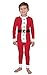 PajamaGram Santa Suit Christmas Matching Family Pajama Set, Red