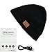 Vichannel 4.1 Bluetooth Beanie Hat Running Headphones Wireless Musical Knit Cap with Stereo Headsets & Mic Unique Christmas Tech gifts Winter hat for Women, Men, Boys and Girls (Black)