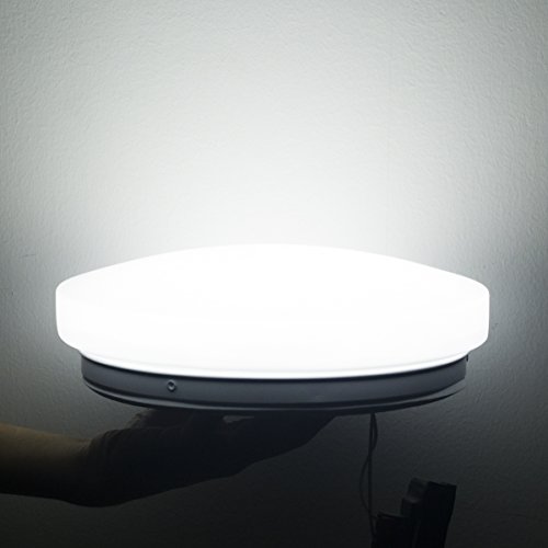 Smart & Green Lighting, LED ceiling lamp, 14.56in, for Living Room, Bedroom, and Dining Room, 6000k Color Temperature (Day Light), Average Life 50000hours, 20watt, Lumious Flux 1600lm, 180w Incandescent Equivalent, 1pcs, Exactly World First-class Led Lighting Brand Quality,factory Price; (Odm & OEM for Three of the World First-class Led Lighting Brands), LED Flush Mount Ceiling Light (20 Watts)