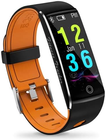 Amazon スマートr スマートウォッチsmart R タッチスクリーンスマートブレスレット B 15 ブラック オレンジ 並行輸入品 腕時計 腕時計 通販