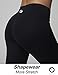 AJISAI Womens Workout Leggings Yoga Pants Running High Waist Tummy Control Color Black Size L