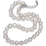 White Pearl Necklace length 45 cm