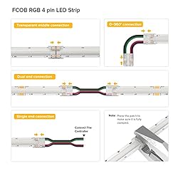 BTF-LIGHTING 10mm 0.39in Width Transparent