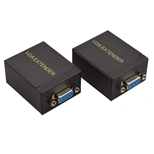 RONSHIN Video Converters-VGA Signal Extender Repeater Adapter Over RJ45 Cat6 Network Cable 60M,Audio Video Accessories