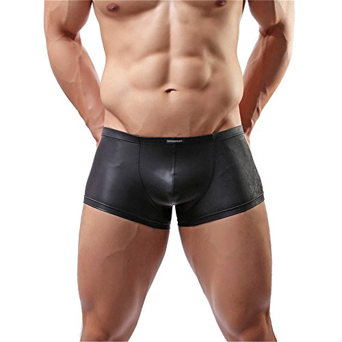 YFD Herren Boxer Slips Unterwäsche Schwarz Dessous Bikini Strings Höschen 3er Pack – Bild 4