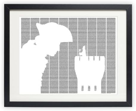 Gullivers Travels poster - Typography Art Print - 30W x 24H inches