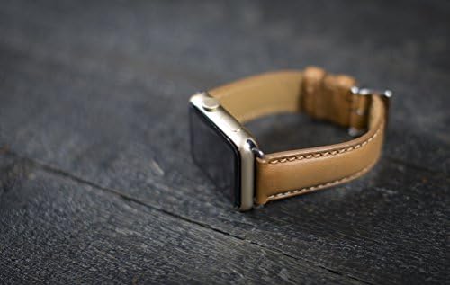 Light Brown, Tan, Apple Watch Band, iwatch, iwatch band, apple watch band, apple watch band 38mm 42mm, apple watch, apple watch leather band Made in USA