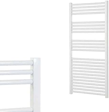 Richmond Radiators Bellerby Straight Heated Towel Rail For Central Heating. Small, Medium & Large Sizes, White, 1500 x 600