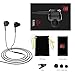 Mxstudio Wired In-Ear Headphones Dual Dynamic Drivers Hi-fi Earphones with Microphone Black