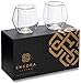 Encora Espresso Cups, Set of 2 espresso shot glasses (2.5 ounces), Glass Double Wall Insulated, Gift Box, Demitasse Cups, Espresso Cup, Expresso coffee cups sets, Coffee Mugs, Tea set