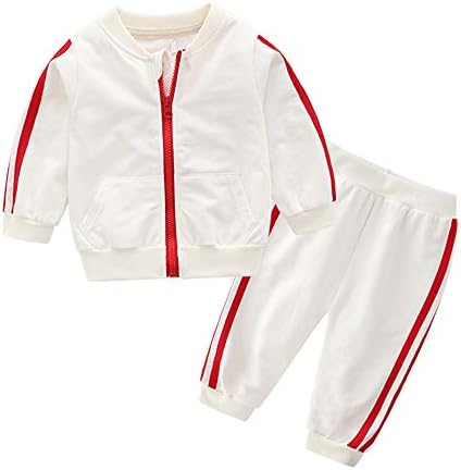 Moyikiss Studio Unisex Tracksuit Baby Boys Girls Clothes Cotton Long Sleeve Zipper Sweatshirt Jacket and Pants
