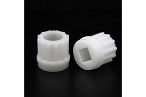 2pcs Plastic Gears Spare Parts for Meat Grinder Mincer Sleeve Screw Coupling Bork Vitek VT-1671 1672 1673 1677