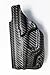Multi Holsters Elite Glock 43 w/ Crimson Trace LG443 (red laser) IWB FOMI Right-Hand Holster (Black Carbon Fiber)