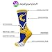 MadSportsStuff Victory Basketball Socks with Player in Crew Length