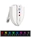Aglaia Toilet Light UV Sterilization, LED Motion Sensor Night Light with 8 Colors Changing, IP65 Waterproof for Bathroom (3 AAA Batteries Included)