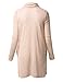 J.TOMSON Women's Long Sleeve Open Front Draped Cardigan with High Low Hem
