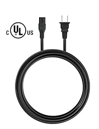 Basics Replacement Power Cable for PS4 Slim and Xbox One S   X - 12 Foot Cord, Black