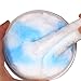 Gbell 60ml/2oz Flaky Clouds Mud Mixing Cloud Slime- Scented Stress Fluffy Putty Kids Clay Toy Gifts (White& Blue 2 oz)