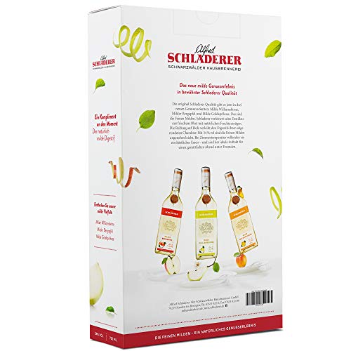 Schladerer Milde Williams-Birne, mild und fruchtig dank sonnengereifter Birnen - Set mit graviertem Schladerer Glas… – Bild 4