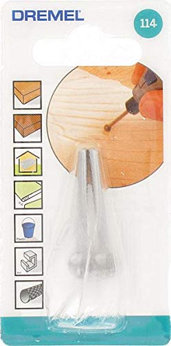 Dremel 114 Hochgeschwindigkeits-Fräser - Zubehörsatz für Multifunktionswerkzeug mit 2 Fräsern à 7,8mm zum Schnitzen, Gravieren, Formen,Fugen von Kunststoff, Plexiglas, Leder, Holz, Plexiglas u.v.m. – Bild 5