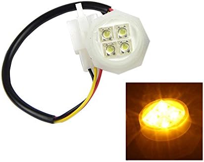Xprite Amber LED Hideaway Strobe Lights Bulb 1PC