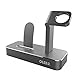 OLEBR Apple Watch Series 3 Stand iPhone X/8/8Plus/7/7Plus/6s/6s Plus Dock, [2 in 1 Charging Dock] Apple Watch Charging Stand, Aluminum Charger Station for iWatch Series 3/2/1/Nike+,iPhone 5/SE-Gray …