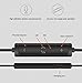 Amotus Wireless Bluetooth Headphones In Ear with Mic Noise Cancelling Earphones Sweatproof Earbuds with Earhook Built-in Mic (Black)