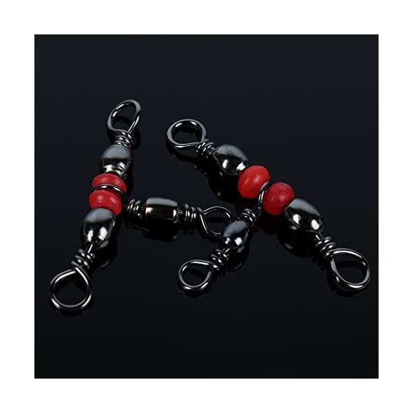 Pisfun-Three-Way-Swivel-Connector-3-way-T-Turn-Swivels-Large-Bass-For-Fishing-50Pcs