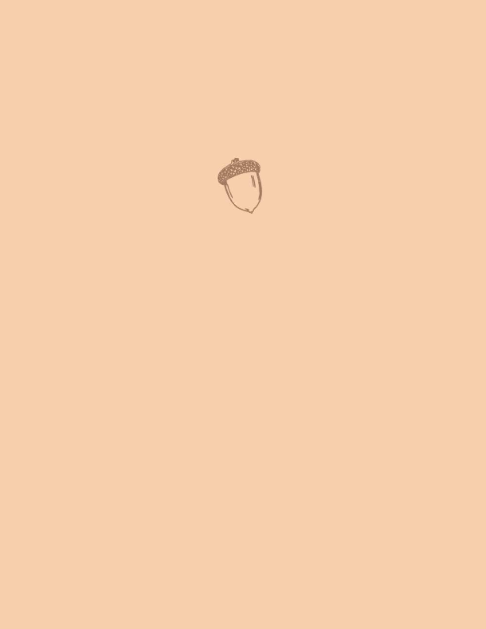 Pastel Notebook: Minimalist peachy coral orange lined journal, 120 White Pages 8.5x11" (Simple Composition notebook for girls and women)