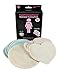 Bamboobies Washable Reusable Nursing Pads with Leak-Proof Backing for Breastfeeding, 3 Regular Pairs and 3 Overnight Pairs, 12 Count