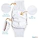 HappyPaw Reusable Washable Dog Belly Bands (3 Pack - Size Medium) - Durable Comfortable Stylish Dog Wraps for Male Dogs - Premium Quality