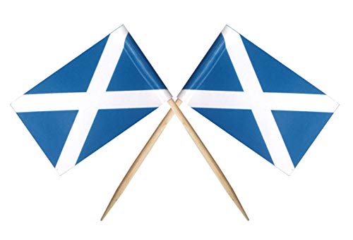 Scotland Scottish Toothpick Garnish Flags by Nesha (100 pack) - Thumbnail 3