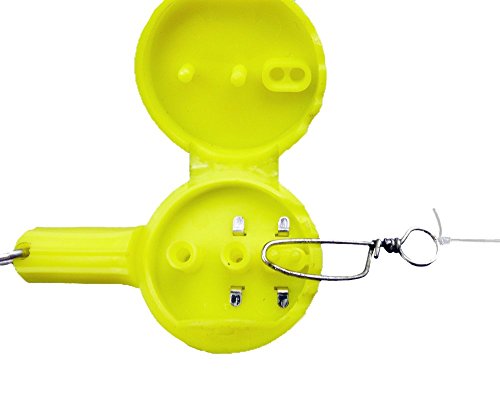 image for HOOK-EZE Fishing Hook, Swivel, Line, Safety Tying Device, Line Cutter 