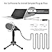 PC Microphone, ELEGIANT Y20 Portable Condenser Microphone 3.5mm Plug & Play with Tripod Stand Home Studio Recording Microphone for Computer, Smartphone, iPad, Podcasting Karaoke, YouTube, Skype, Games