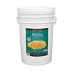 270 Total Servings of Macaroni Pasta Emergency Food Bucket By Chef's Banquet 19 Cents Per Serving 25 Total Lbs of Pasta