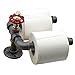 Y-Nut Industrial Vintage Toilet Paper Holder, Steampunk Toilet Paper Dispenser TPD-002 (Black)