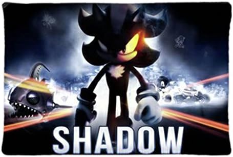 Sonic The Hedgehog Shadow The Hedgehog Personality Custom Home Decorative Pillow Cover Zippered Pillowcase (20x30 inch) Haitaowong Design