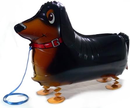 PartynBalloon ™ Lovely Dachshund Dog Waling Animals Pet Party Helium Balloon P0006 Mobile Phone Apps Special Edition