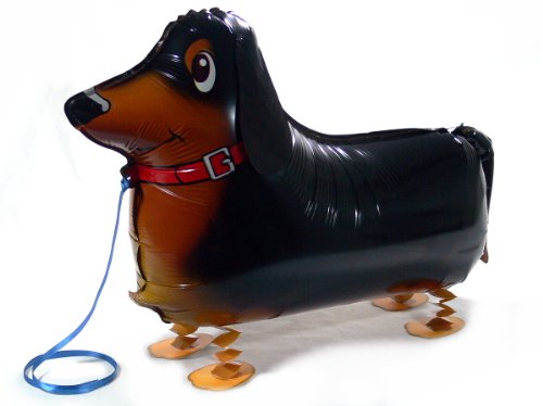 PartynBalloon ™ Lovely Dachshund Dog Waling Animals Pet Party Helium Balloon P0006 Mobile Phone Apps Special Edition