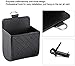 TRUE LINE Automotive Car Interior Air Vent Dash Mount Phone Storage Coin Bag Case Organizer Cellphone Holder Box with Hook (Black)