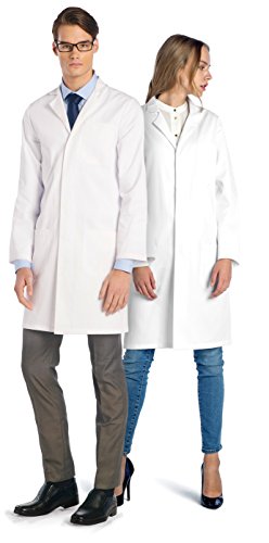 Dr. James Professional Unisex Lab Coat 39 Inch Length US-01-4XL