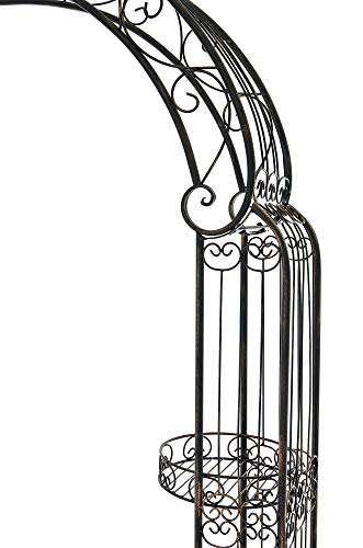 CLP Rosenbogen Alessia I Rankhilfe aus Eisen I Romantischer Rankenbogen I erhältlich, Farbe:Bronze – Bild 5