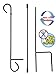 Garden Flag Pole Stand - 2 Pack - 36